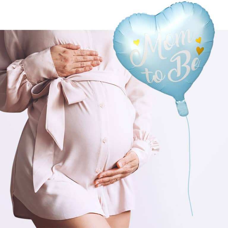 Zwanger ballon versturen