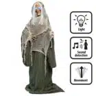 Staande decoratie Creepy heks (153 cm)