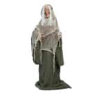 Staande decoratie Creepy heks (153 cm)