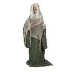 Staande decoratie Creepy heks (153 cm)