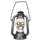 LED skull lantaarn 3 kleuren (26 x 18 cm)