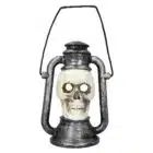 LED skull lantaarn 3 kleuren (26 x 18 cm)