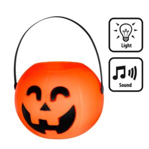 Pompoen emmer Trick or Treat (met geluid)