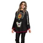 Poncho Day of the dead (één maat)