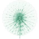 Papieren waaier Mint green 45 cm