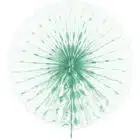 Papieren waaier Mint green 45 cm