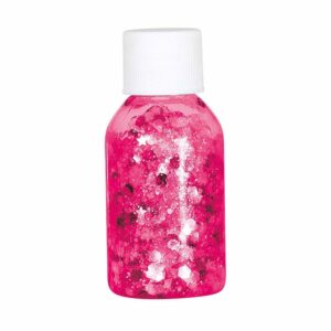 Pot glitter gel fuchsia