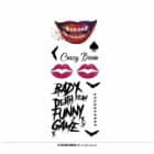 Gezicht tattoo Mr Smile set (30 x 14 cm)