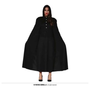 Cape met hoodie
