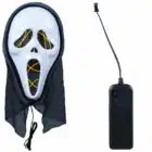 Scream masker met LED verlichting