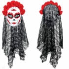 Catrina masker met sluier