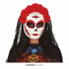 Catrina masker met sluier