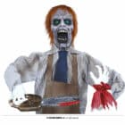 Zombie kettingzaag licht geluid beweging, 170 cm