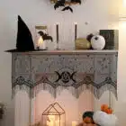 Decoratie gordijn met slierten (155 x 60cm)
