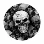 Halloween schaal skulls - 32 x 6 cm