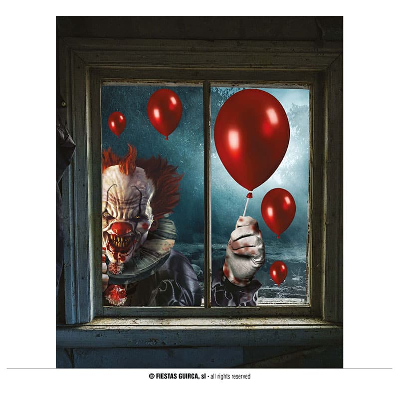 CREATCABIN 9 vellen circus carnaval dieren raam klampt clown pretpark raamstickers waterdicht voor glazen ramen deuren feest trap muur klaslokaal huisdecoraties 30 x 10 cm