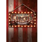 Decoratie bord Circus (35x20)