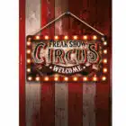 Decoratie bord Circus (35x20)