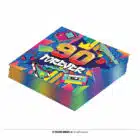 Papieren servetten 90's Forever - 12 stuks