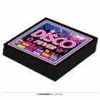 Papieren servetten Disco Fever - 12 stuks
