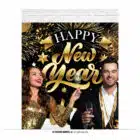 Backdrop Happy New Year 220 x 150 cm