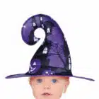 Baby purple witch hoed