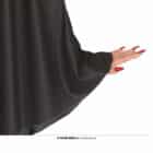 poncho pompoen mouw