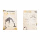 Voorspellingskaartjes baby safari (20st)
