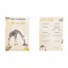 Voorspellingskaartjes baby safari (20st)