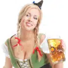 Tiara mini Tiroler hoed oktoberfest