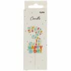 Kaars cozy sprinkles cijfer 3 - 7 cm