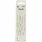 Kaarsjes sweet swirl 15 cm (10 stuks)