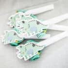 Roltongen Dino Roars 24 cm - 6 stuks