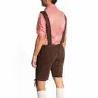 Lederhose Johann Kort Bruin (Maat XL)