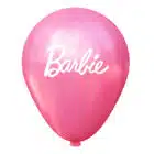 Barbie ballonnen helium licht roze/ fuchsia (15 stuks)