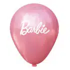 Barbie ballonnen helium licht roze/ fuchsia (15 stuks)