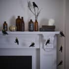 Kraaien Hout Halloween met lichtgevende ogen