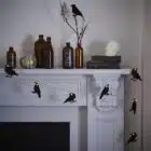 Kraaien Hout Halloween met lichtgevende ogen