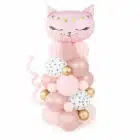 DIY Ballon sculptuur Cat pink - 90 x 140 cm