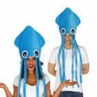 Blauwe octopus hoed
