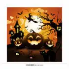 Servetten pompoen Halloween 33 x 33 cm (12 stuks)