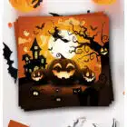 Servetten pompoen Halloween 33 x 33 cm (12 stuks)