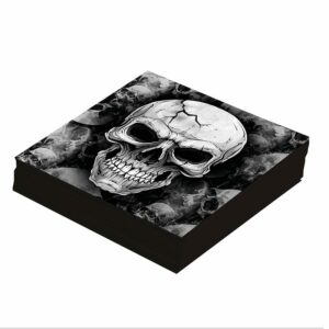 Servetten Doodshoofd Halloween 33 x 33 cm (12 stuks)
