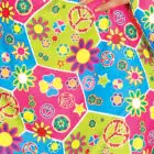Hippie Dress Flower Power detail