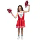 Kinderkostuum Cheerleader rood