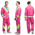 Trainingspak Retro Dude NEON Roze alles