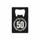 Metal beer opener - 50 jaar