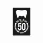 Metal beer opener - 50 jaar