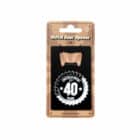 Metal beer opener - 40 jaar