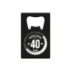 Metal beer opener - 40 jaar